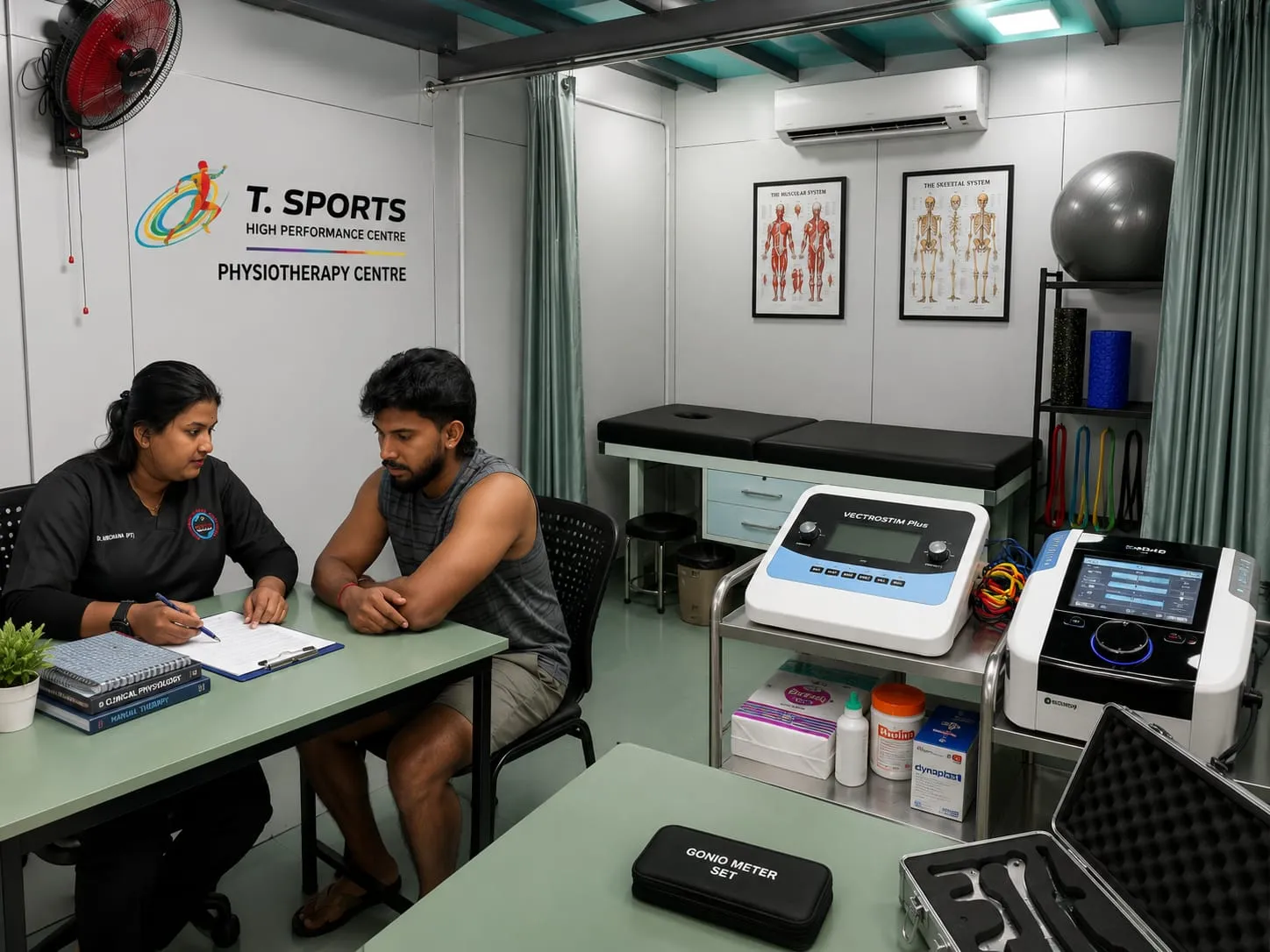 Sports Physiotherapy treatment room at TSports High Performance Centre