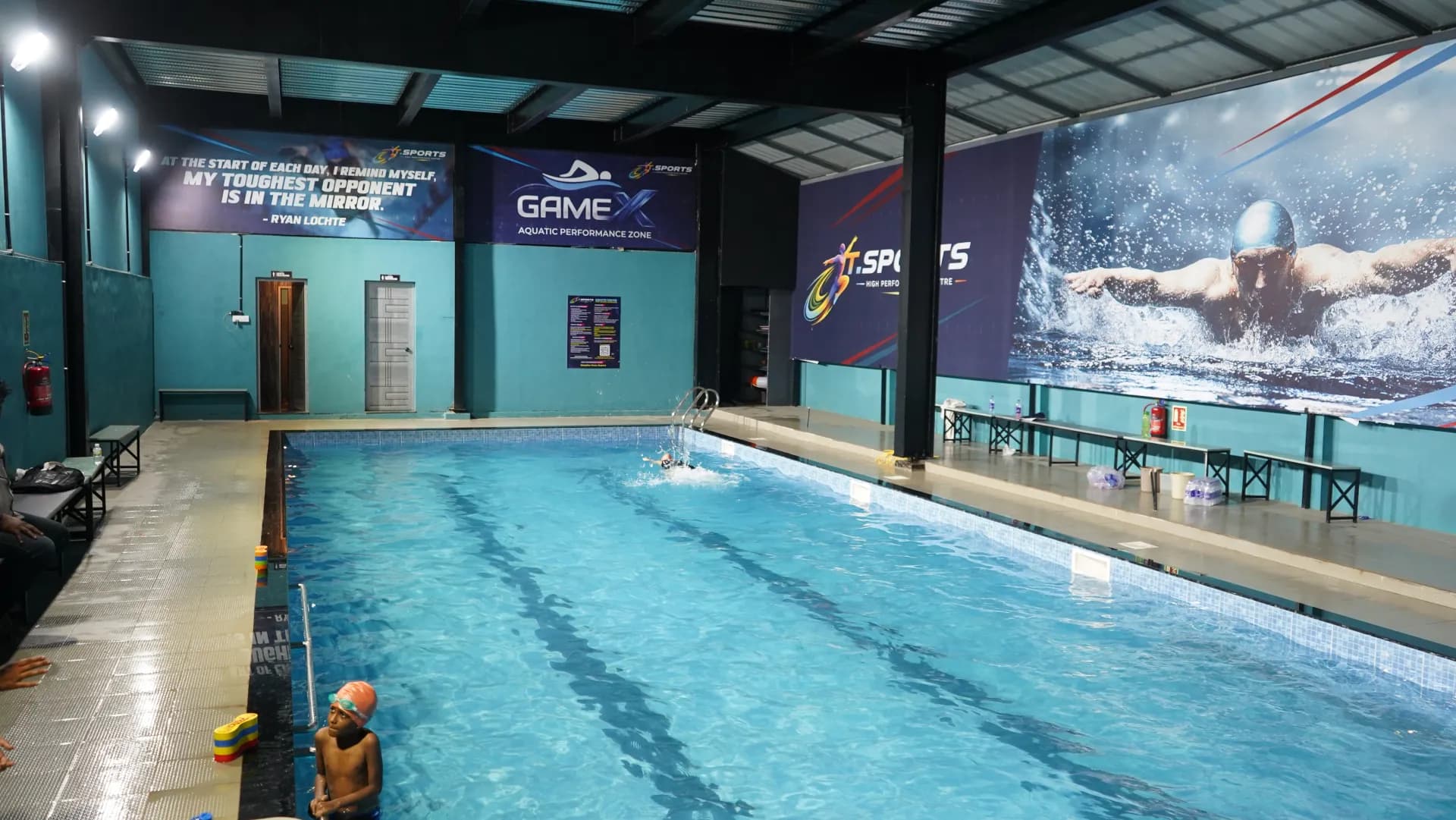 High performance Swimming action training